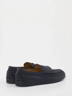 – Slipper aus Veloursleder Dunkel*Tod's