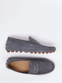 – Slipper aus Veloursleder in Anthrazit*Tod's