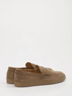 – Slipper aus Veloursleder sand*Tod's Clearance