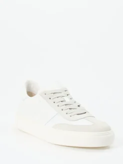 Herren Tod's – Sneaker aus Kalbleder und Veloursleder Off-White