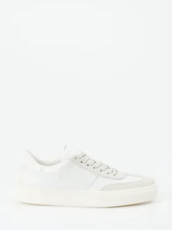 Herren Tod's – Sneaker aus Kalbleder und Veloursleder Off-White