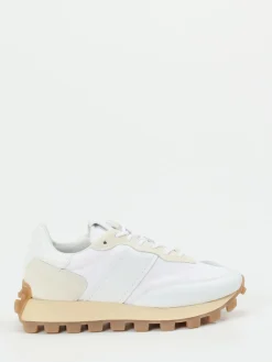 – Sneaker aus Kalbleder und Nylon -beige*Tod's Sale