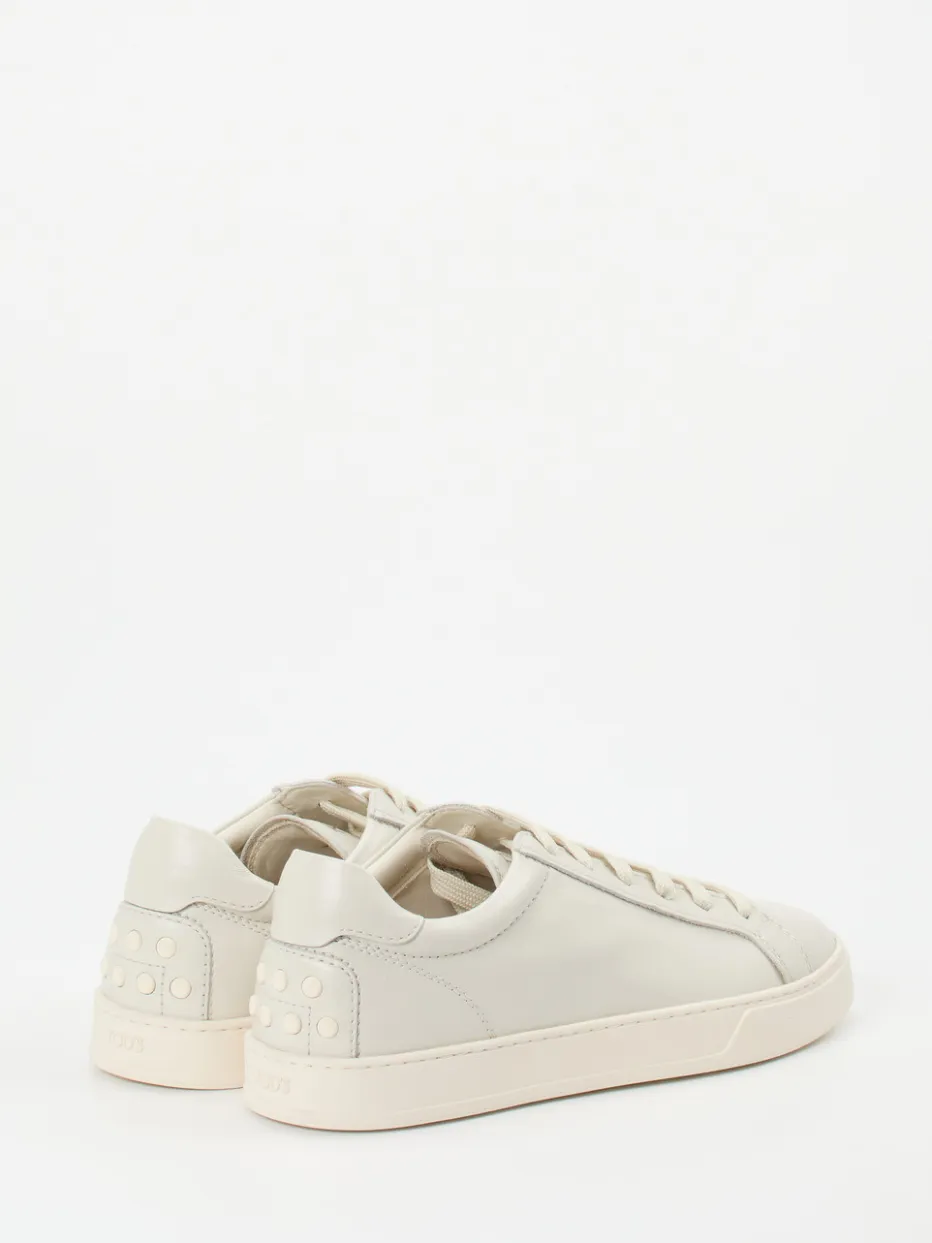 Herren Tod's – Sneaker aus Kalbleder cremeweiß