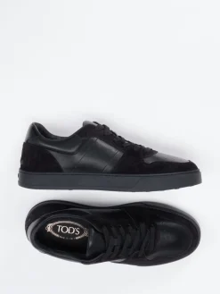 – Sneaker aus Kalbleder und Veloursleder*Tod's