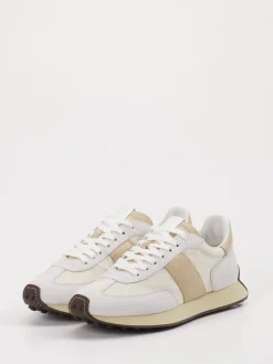 – Sneaker aus Velour und Textil Offwhite*Tod's Discount