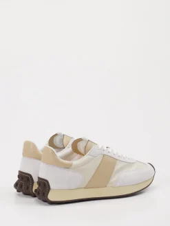 – Sneaker aus Velour und Textil Offwhite*Tod's Discount
