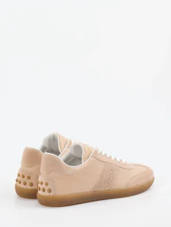 Damen Tod's – Sneaker aus Velourleder und Glattleder