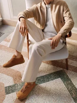 – Sneaker aus Veloursleder in Cognac*Tod's Outlet