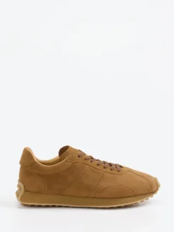 – Sneaker aus Veloursleder in Cognac*Tod's Outlet