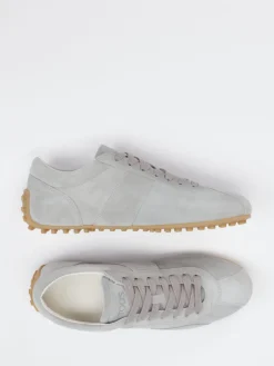 – Sneaker aus Veloursleder hellgrau*Tod's Sale