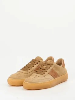 – Sneaker aus Veloursleder in Sandbeige*Tod's Best
