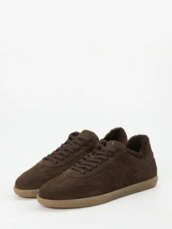 – Sneaker aus Veloursleder mit Lammfellfutter*Tod's Hot