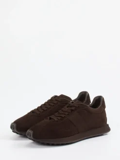 – Sneaker aus Veloursleder Dunkel*Tod's Clearance