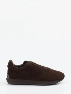 – Sneaker aus Veloursleder Dunkel*Tod's Clearance