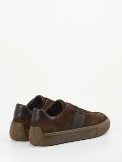 Herren Tod's – Sneaker aus Veloursleder schoko