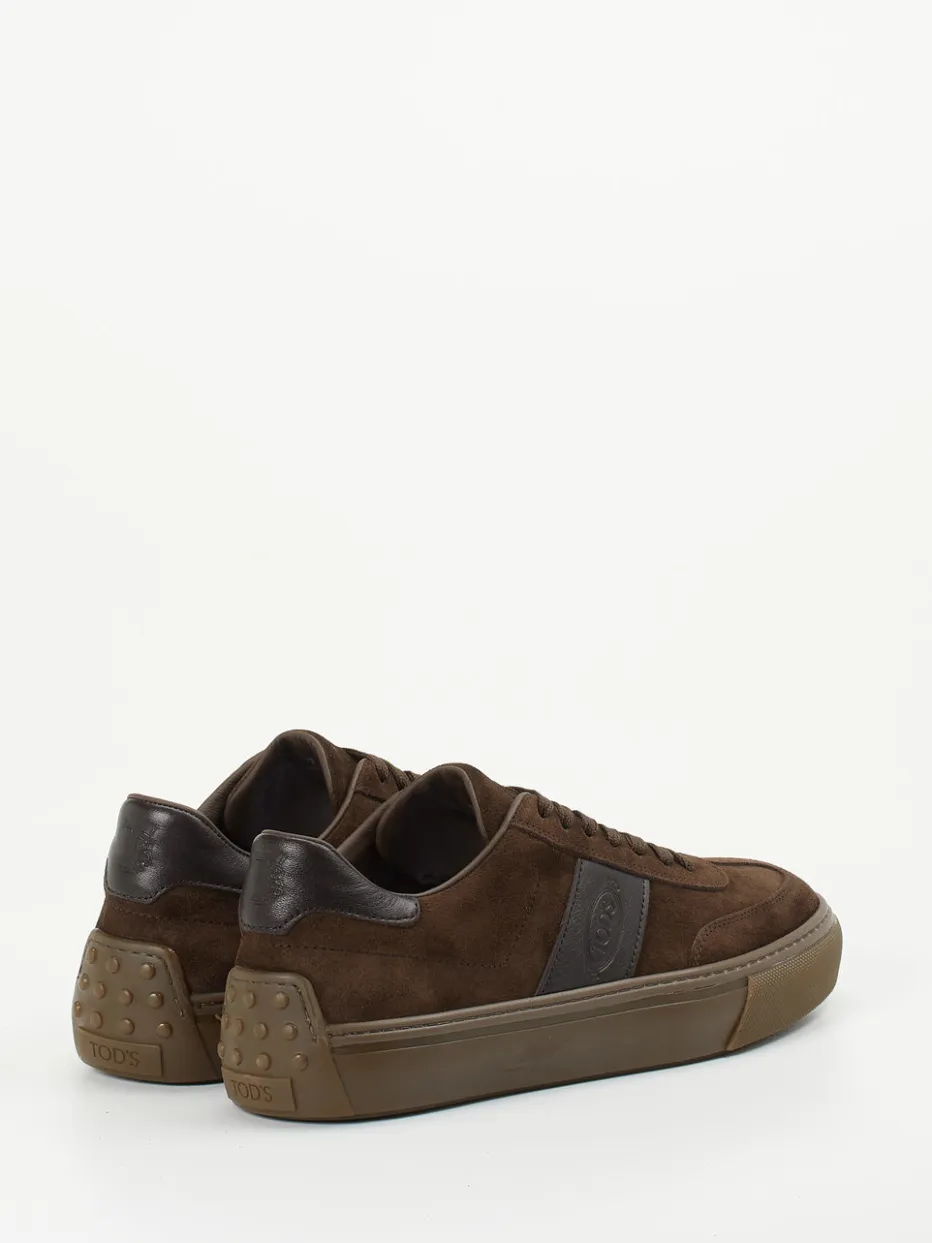 Herren Tod's – Sneaker aus Veloursleder schoko