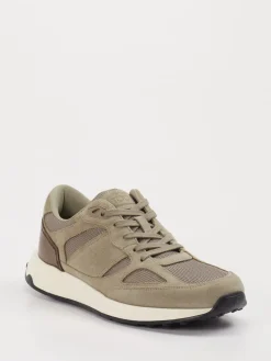 Herren Tod's – Sneaker aus Velour/Textil in Sandbeige