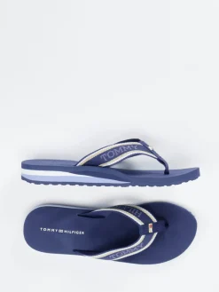 – Zehentrenner aus Textil in Marine*Tommy Hilfiger Clearance