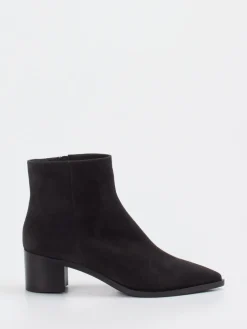 – Ankle Boots aus Veloursleder anthrazit*Truman's Best