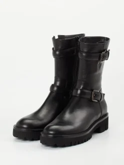 Damen Truman's – Biker-Stiefelette aus Kalbleder
