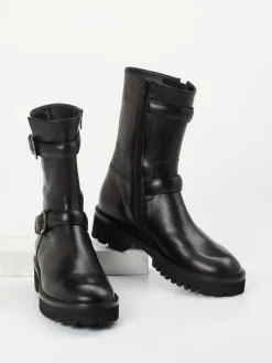 Damen Truman's – Biker-Stiefelette aus Kalbleder