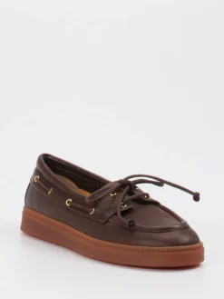– Bootsschuh aus Lammleder Dunkel*Truman's Outlet