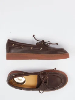 – Bootsschuh aus Lammleder Dunkel*Truman's Outlet