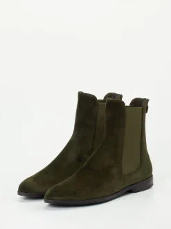 – Chelsea Boots aus Veloursleder oliv*Truman's Online