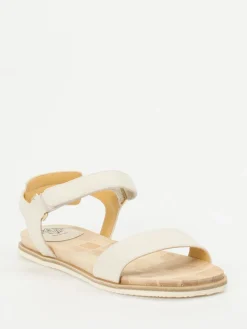 – Klettsandalen aus Elchleder Cremeweiß*Truman's New