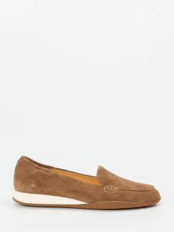 Damen Truman's – Komfort-Loafer aus Veloursleder cognac