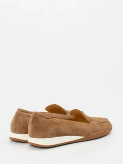 Damen Truman's – Komfort-Loafer aus Veloursleder cognac