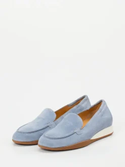 – Komfort-Loafer aus Veloursleder hell*Truman's New