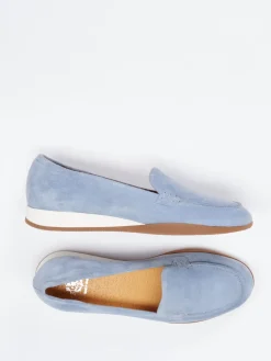 – Komfort-Loafer aus Veloursleder hell*Truman's New