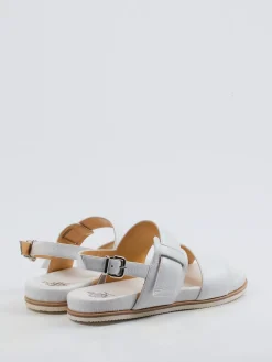 Damen Truman's – Komfortsandale aus Hirschleder Offwhite