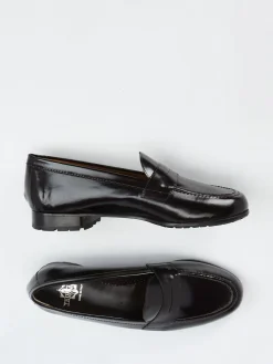 – Loafer aus Hochglanzleder Dunkel*Truman's Discount