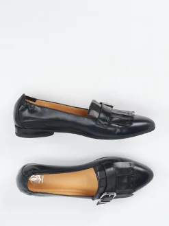 Damen Truman's – Loafer aus Lammleder in Tiefschwarz
