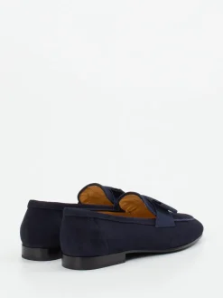Damen Truman's – Loafer aus Veloursleder marine