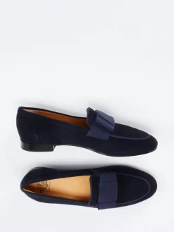 Damen Truman's – Loafer aus Veloursleder marine