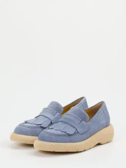 Damen Truman's – Loafer aus Veloursleder in Pastell