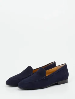 Damen Truman's – Loafer aus Veloursleder Dunkel