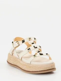 – Plateau-Sandalen aus Hirschleder in*Truman's Discount