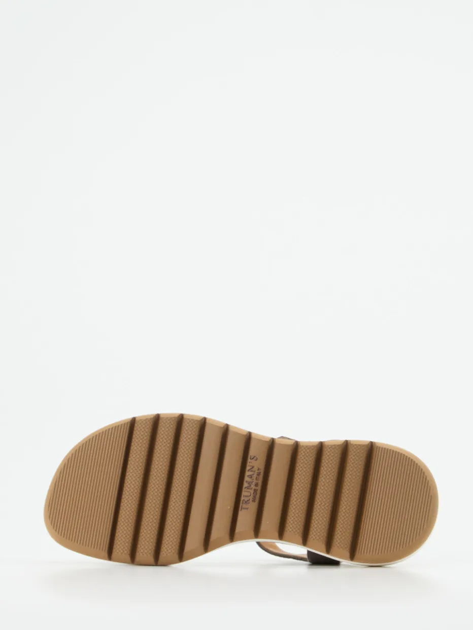 – Plateau-Sandalen aus Hirschleder taupe*Truman's Outlet