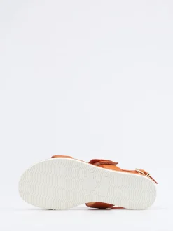 Damen Truman's – Riemchensandale aus Elchleder Terrakotta