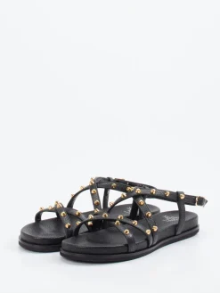 Damen Truman's – Riemchensandale aus Leder -Gold