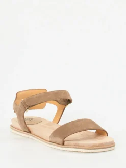 – Sandalen aus Veloursleder in Taupe*Truman's Outlet