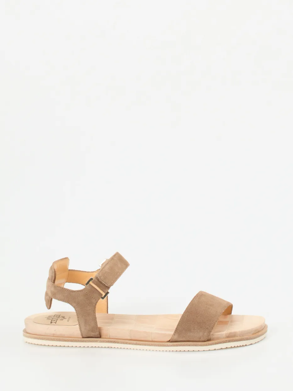 – Sandalen aus Veloursleder in Taupe*Truman's Outlet