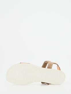 – Sandalen aus Veloursleder in Taupe*Truman's Outlet