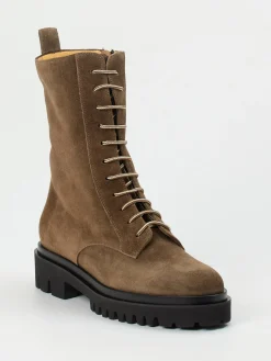 Damen Truman's – Schnürboots aus Veloursleder