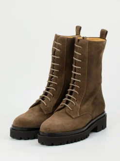 Damen Truman's – Schnürboots aus Veloursleder