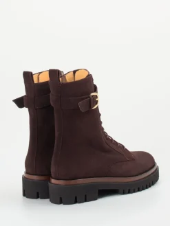 – Schnürboots aus Veloursleder dunkel*Truman's